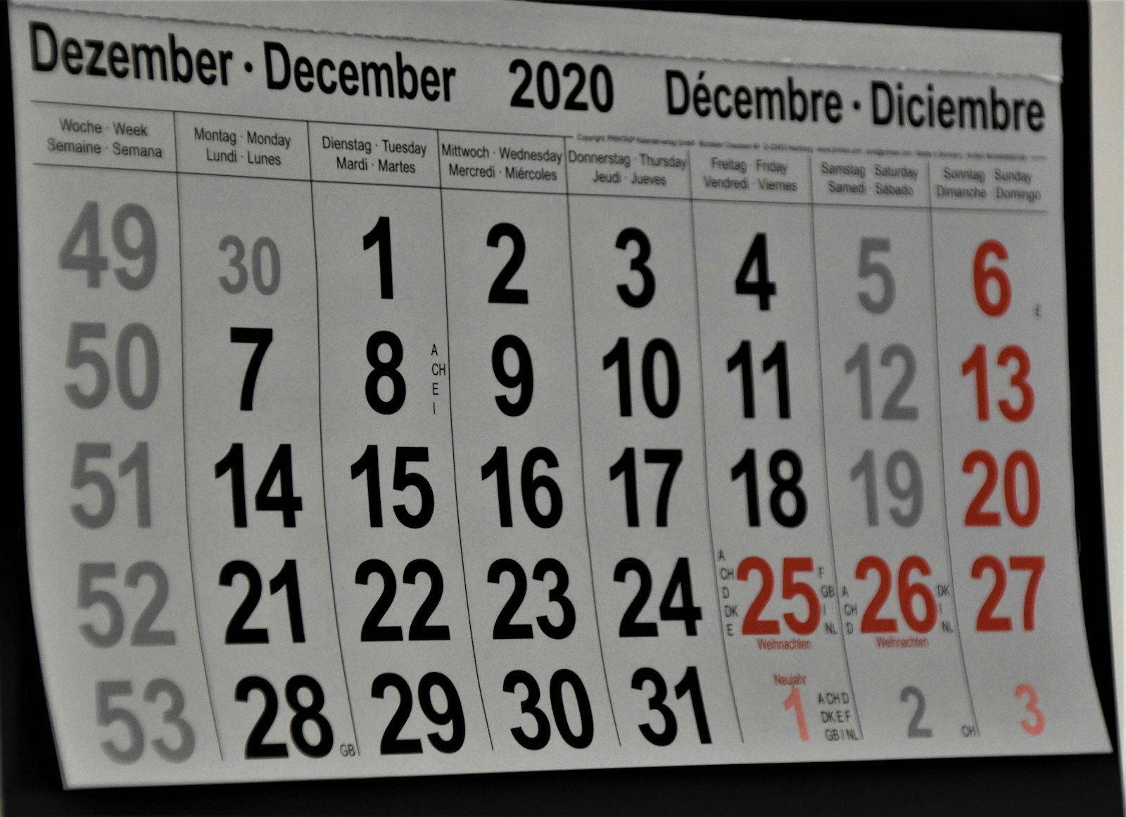 Calendrier