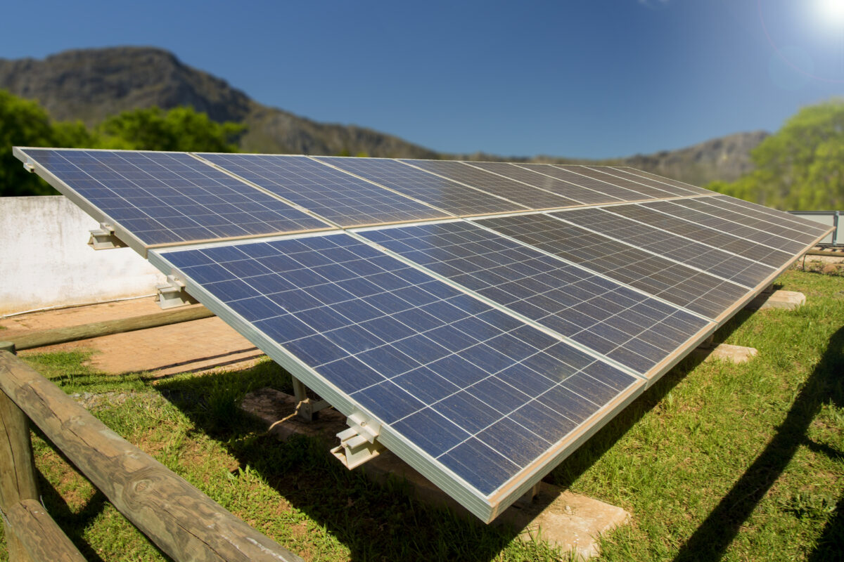 Un panneau solaire